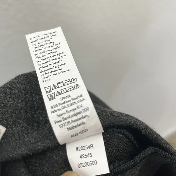 SPANX PerfectFit Ponte Slim Straight Pant Charcoal Heather size Small - Picture 7 of 12